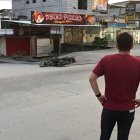 Asesinato se dio en una zona comercial.