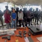 Personas detenidas y objetos decomisados.