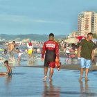 Salvavidas en las playas.