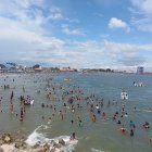 El cantón Playas recibió gran cantidad de visitantes en este feriado de Carnaval.