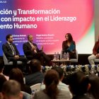 Foro. Uno de los conversatorios de los empresarios sobre la IA.