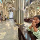 Varios fieles pidieron por seguridad en el país.