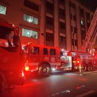 Personal bomberil atendió la emergencia, la noche de este miércoles 5 de marzo.