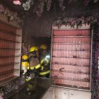 Incendio estructural en el centro de la urbe.