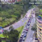 El choque múltiple en el túnel Guayasamín provocó un "caos", refirieron usuarios de ese ducto que conecta a Quito con el valle.