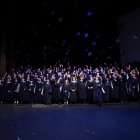 Durante la ceremonia, 98 alumnos fueron proclamados como bachilleres.