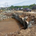 Litoral. Pequeños viaductos en comunas de General Villamil Playas han quedado afectados por el invierno.