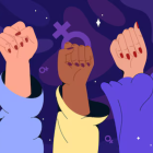 Imagen simbólica sobre lucha de las mujeres.