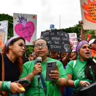 Marcha por el Día de la Mujer.