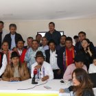 Leonizas Iza asistió este sábado 8 de marzo de 2025 a un consejo ampliado.