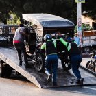 El operativo incluyó la retención de varios vehículos