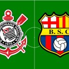 Corinthians recibe a Barcelona SC en Sao Paulo.