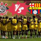 Barcelona SC y una oración antes del entrenamiento.