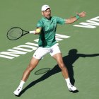 Nole no pudo en la segunda ronda del Masters 1.000 de Indian Wells, tras caer por 6-1, 3-6 y 6-1 ante el holandés Botic Van de Zandschulp.