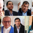 Rostros de ganadores y perdedores, en el balotaje.