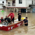 Área de Manta que se inundó por desbordamiento de ríos.