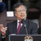 El presidente de Colombia, Gustavo Petro, en una de sus recientes apariciones públicaas.