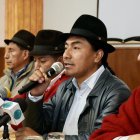 Leonidas Iza es presidente de la Confederación de Nacionalidades Indígenas del Ecudor. (Conaie).