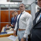 Leopoldo Luque, el médico acusado de no haber proporcionado la ayuda necesaria a Maradona, durante el juicio.