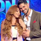 Renier Izquierdo y su pareja.