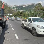Los conductores reportaron que se generó congestión en la av. Simón Bolívar, en horas pico, por los trabajos en un talud.