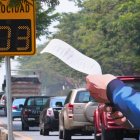 Fotomontaje para graficar este artículo sobre radares de velocidad.