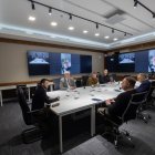 Kiev. El presidente Volodimir Zelenski se reúne con delegación que participó en las negociaciones en Yeda.