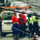 La víctima fue atropellada en las calles Pedro Benavente y Bonifacio Aguilar, en Solanda.