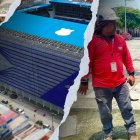 Jorge Guzmán compartió una foto con personal de Interagua