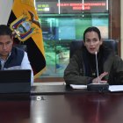 La ministra Inés Manzano encabezó el COE Nacional por lo ocurrido en Esmeraldas.
