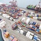 Las actividades comerciales en el puerto Chancay, en Perú.