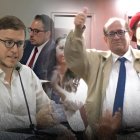 Los exconsejeros de Participación, Augusto Verduga y Eduardo Franco Loor.