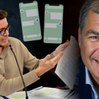 Rafael Corrrea y Augusto Verduga, exconsejero de participación, mantenían chats por la aplicación Wire.