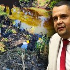 El alcalde de Esmeraldas, Vicko Villacís, compareció ante la Asamblea Nacional.