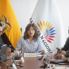 La presidenta de la Comisión de Seguridad, Inés Alarcón.
