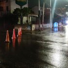 Las intensas lluvias comenzaron en el sur y los valles. Luego avanzaron hacia el norte de la ciudad.