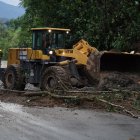 Este 20 de marzo se realizaron trabajos de limpieza en el kilómetro 61 de la Mitad del Mundo-Río Blanco.
