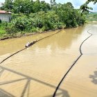 Los ríos de Esmeraldas están afectados por el derrame del crudo.