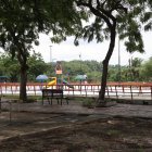 El parque acuático Viernes Santo ha dejado de recibir a visitantes. En esta época de vacaciones, los niños y jóvenes de La Fragata y otras zonas del sur de Guayaquil han perdido un espacio de recreación.