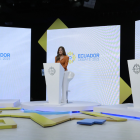 Daniel Noboa y Luisa González se medirán nuevamente el debate de segunda vuelta en Ecuador.