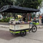 El emprendimiento Urban Monkey Coffee ha ofrecido sus productos en parques de Urdesa y Kennedy.