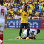 Gonzalo Plata formó parte del tridente de ataque de Ecuador ante Venezuela.