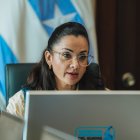 La prefecta del Guayas, Marcela Aguiñaga.