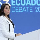 La candidata correísta, Luisa González.