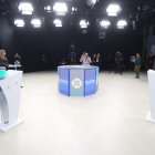 En el debate presidencial se enfrentaron Luisa González y Daniel Noboa.