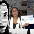 Fotomontaje sobre María Moreno, mano derecha de Daniel Noboa.