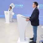 Luisa González lanzó acusaciones de narcotraficante a Daniel Noboa durante el debate presidencial 2025.