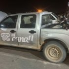 Camioneta robada de un canal de televisión.