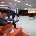 El expresidente de Brasil, Jair Bolsonaro, durante la sesión de la Corte Suprema que resolvió enviarlo a juicio.