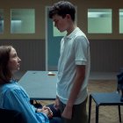 Erin Doherty, en el papel de Briony Ariston, y Owen Cooper como Jamie Miller.